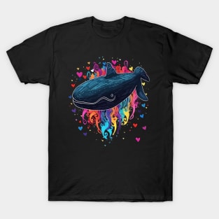 Whale Valentine Day T-Shirt